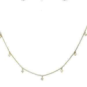 7 - Diamond Station Necklace