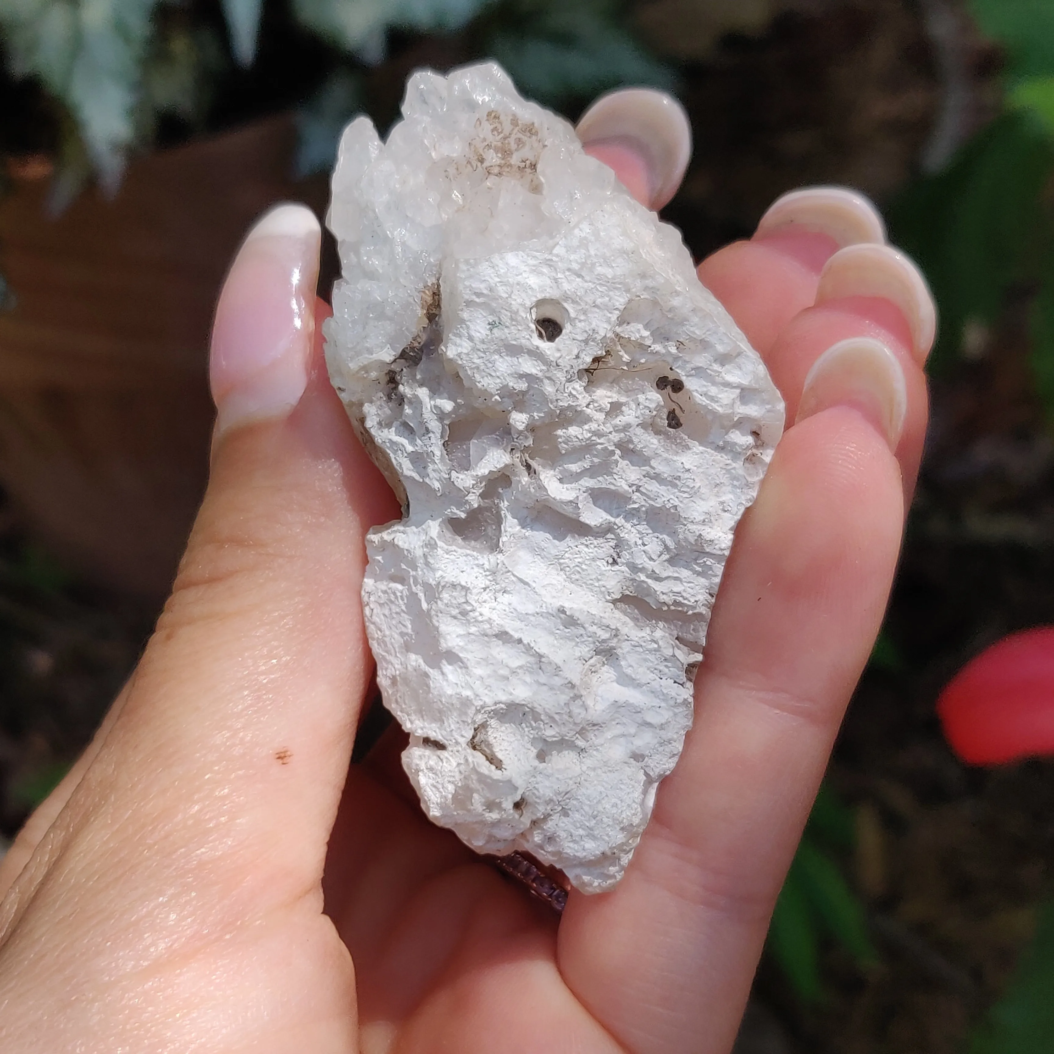 Anandalite Cluster, Natural Aurora Quartz Cluster (#14)