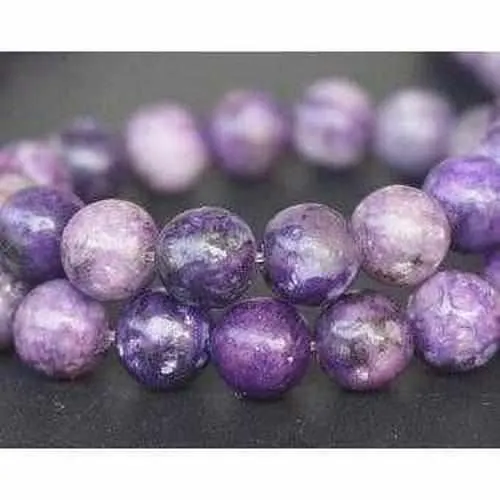 Childs Midnight Eirene Gemstone and Black Cherry Baltic Amber Necklace