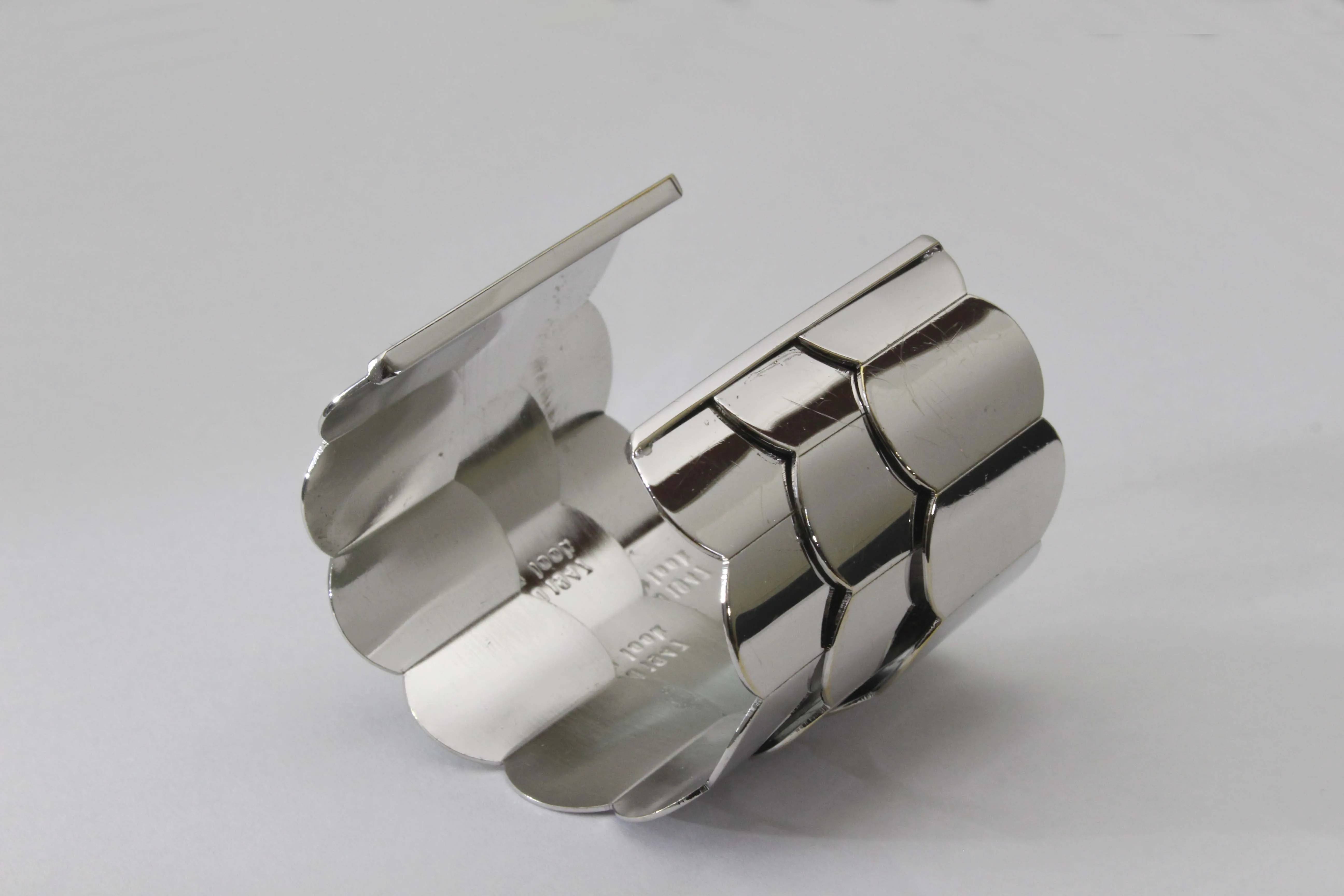 CHRISTIAN DIOR 1947 New Look name plate cuff bracelet