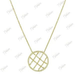 Diamond Circle Pendant chain