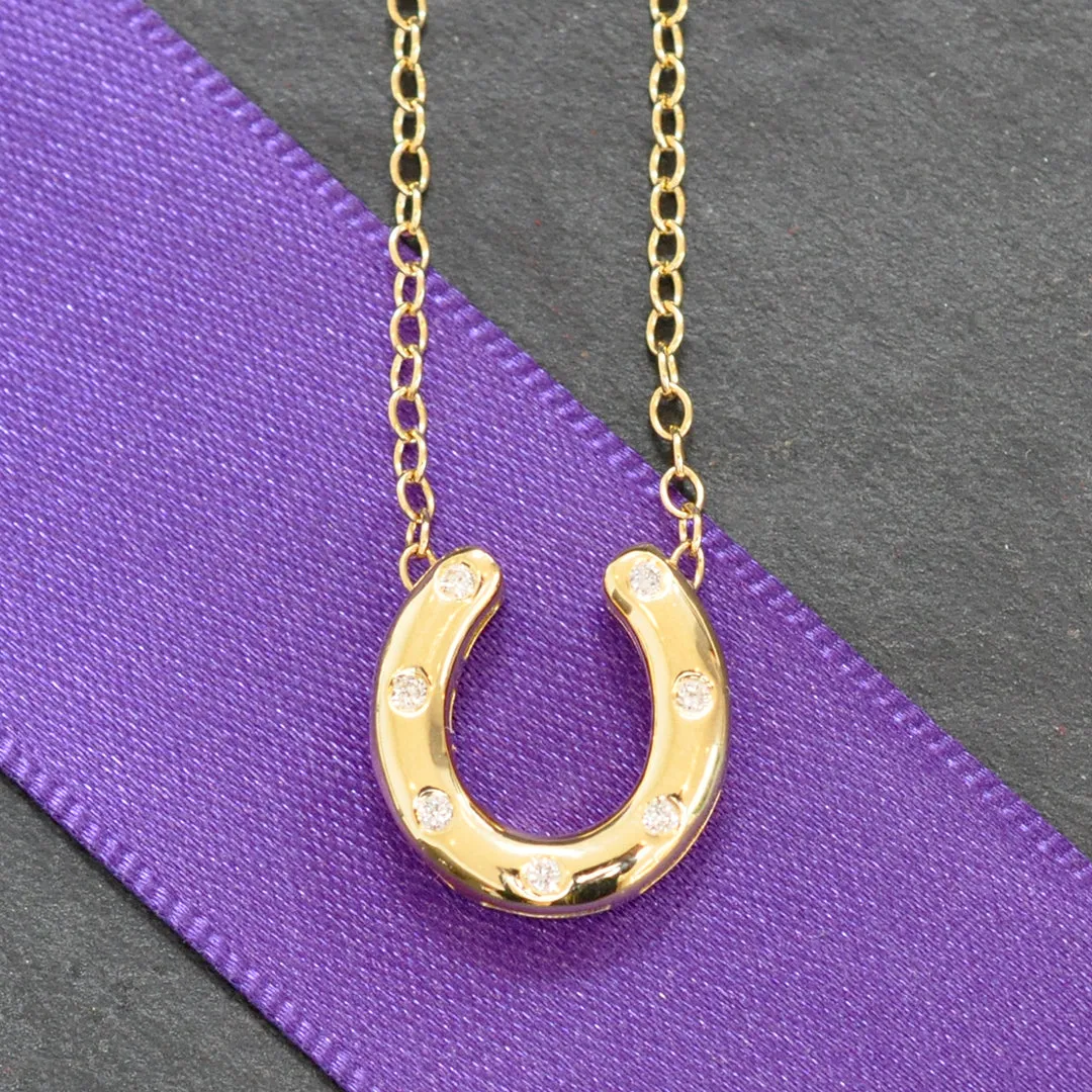 Diamond Set Horse Shoe