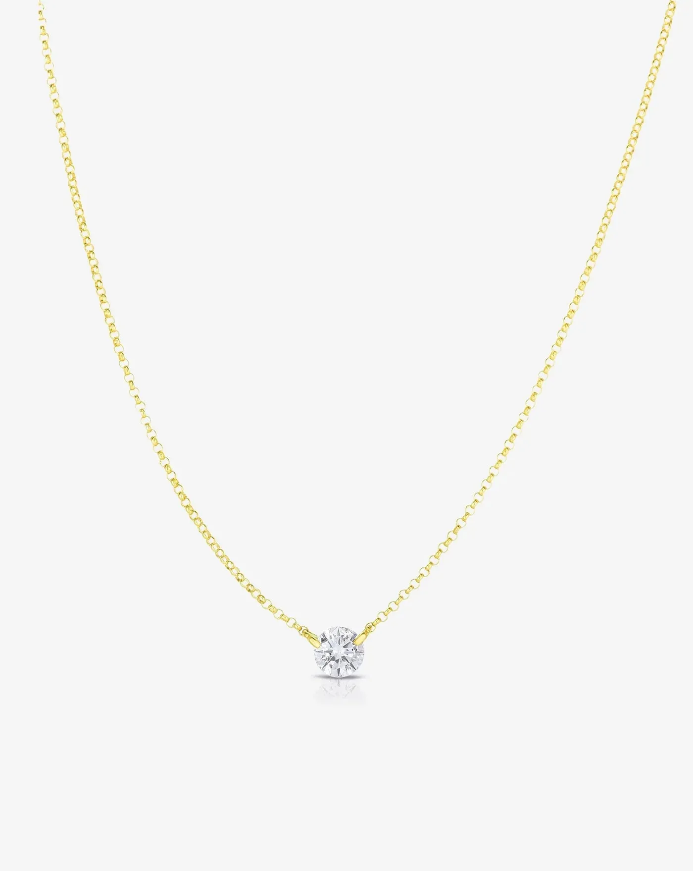 Floating Diamond Necklace