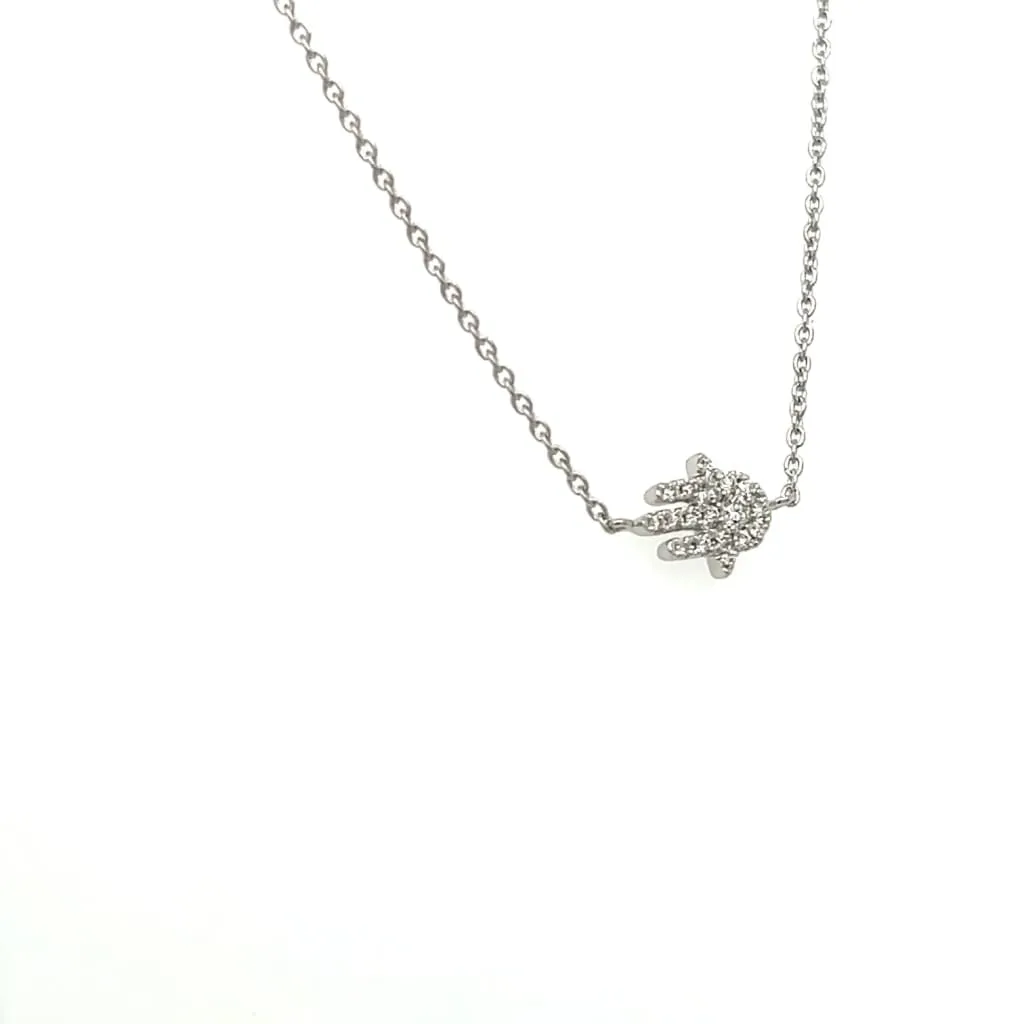 Hamsa Hand Diamond Necklace at Regard Jewelry in Austin, Texas