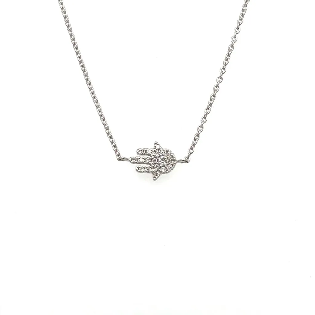 Hamsa Hand Diamond Necklace at Regard Jewelry in Austin, Texas