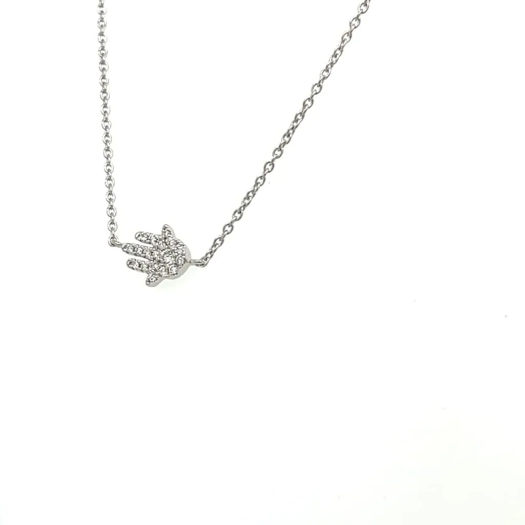 Hamsa Hand Diamond Necklace at Regard Jewelry in Austin, Texas