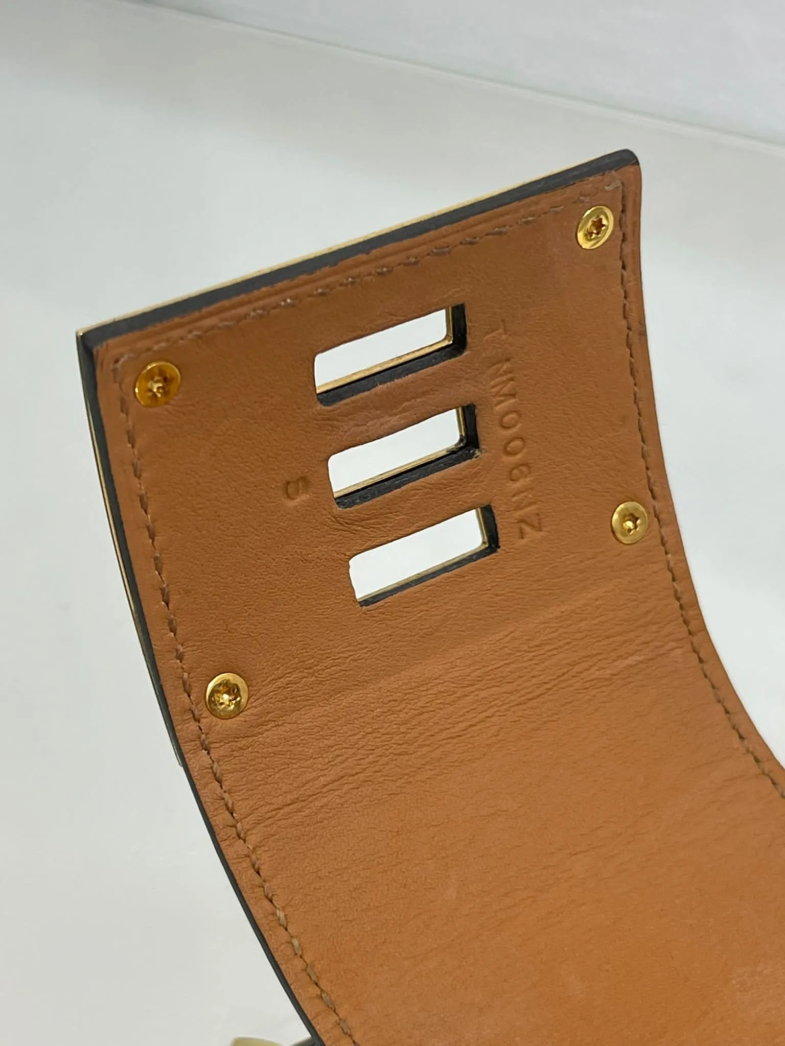 Hermes Alligator Skin Dog Extreme Cuff Bracelet