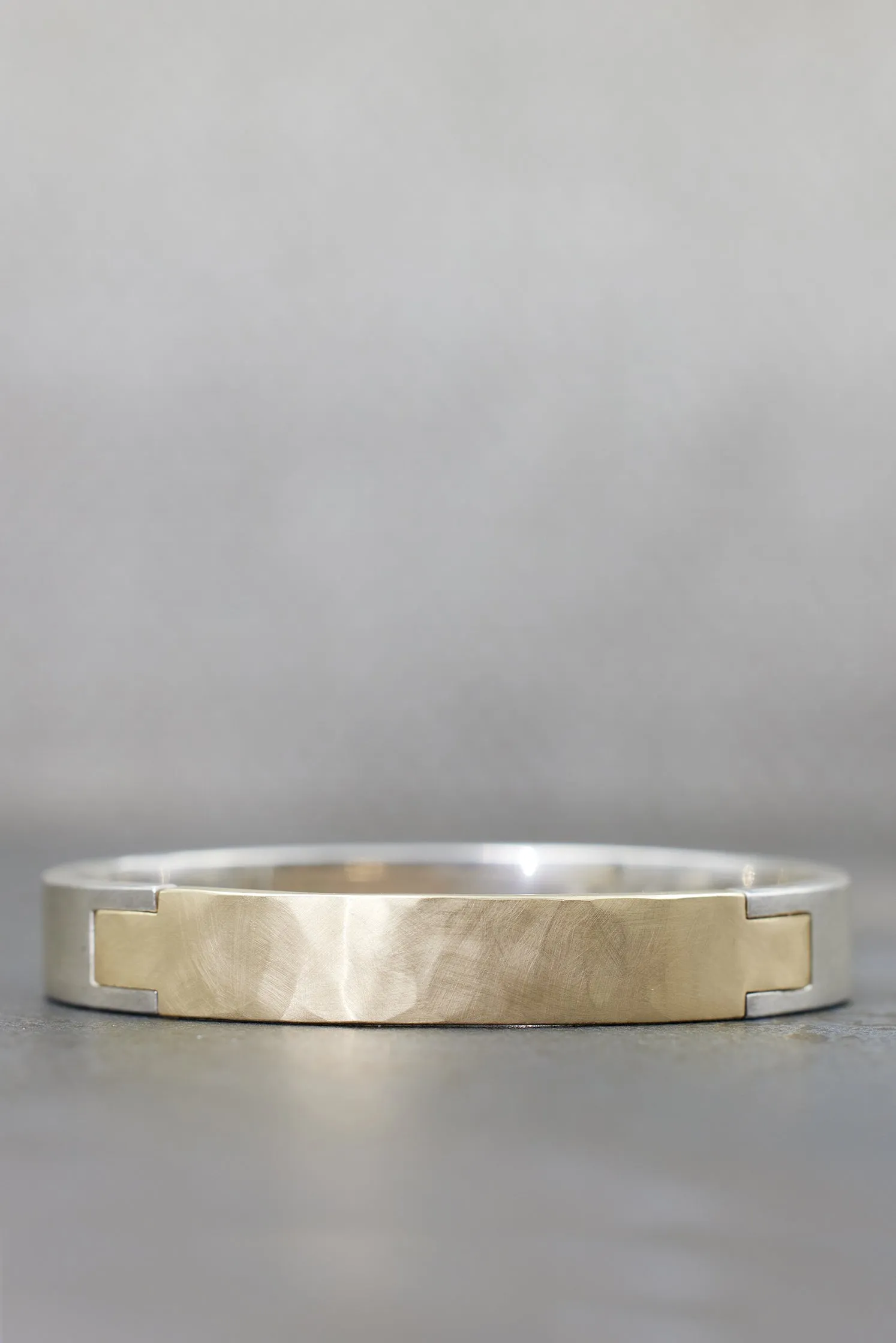 Men's Hammered Cuff