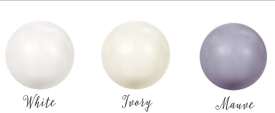 NATASSHA Large Pearl Drop Earrings