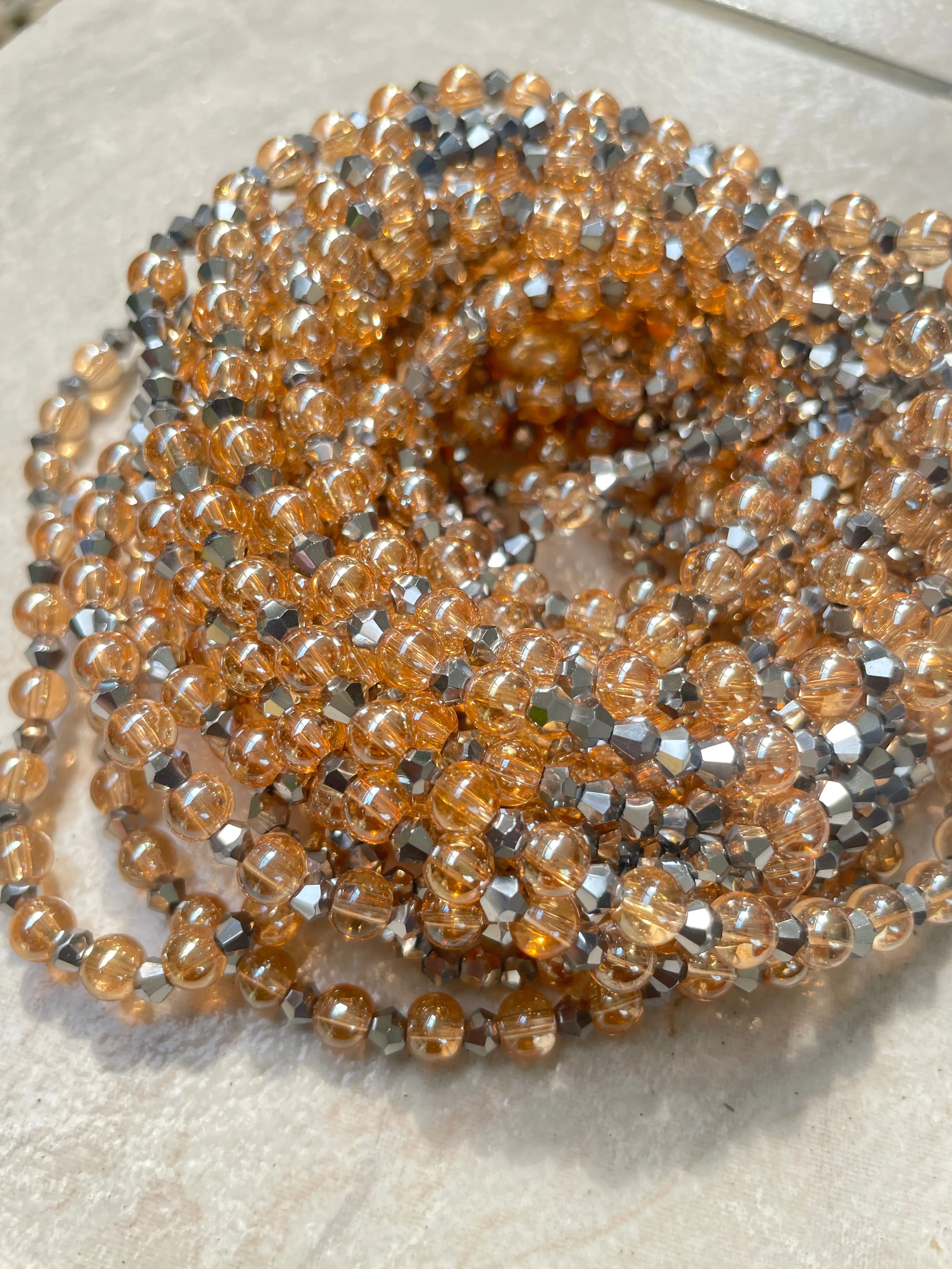 Odienné - Double Strand Elastic Waist Bead