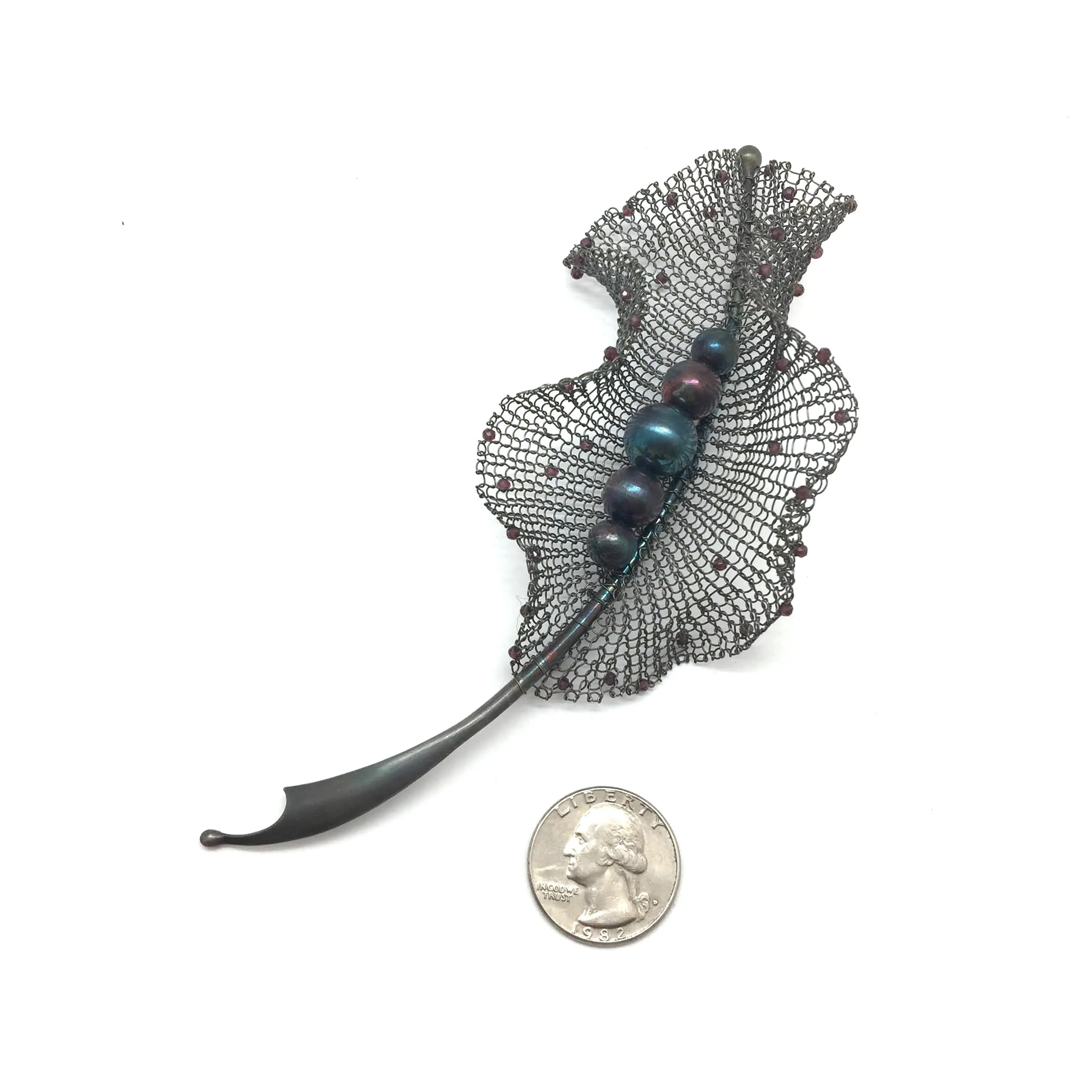 Oxidized Leaf Pin