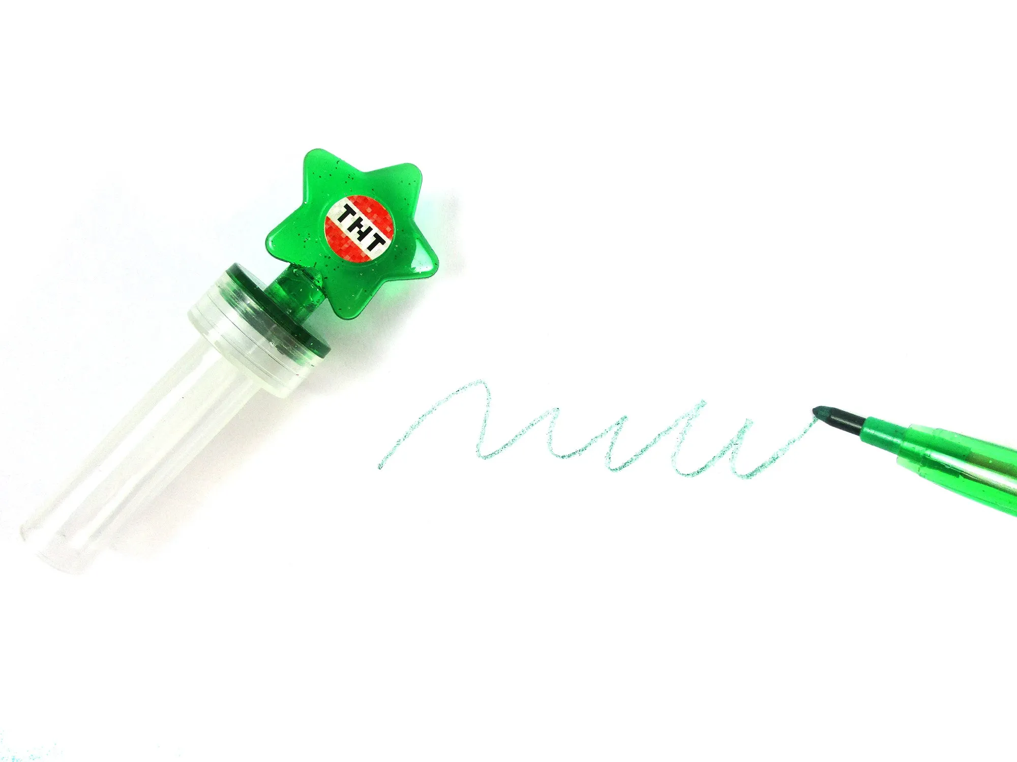 Pixels Stackable Crayon with Stamper Topper