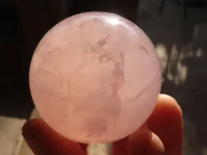 Polished Rare Blue Star Rose Quartz Spheres x 4 From Ambatondrazaka, Madagascar