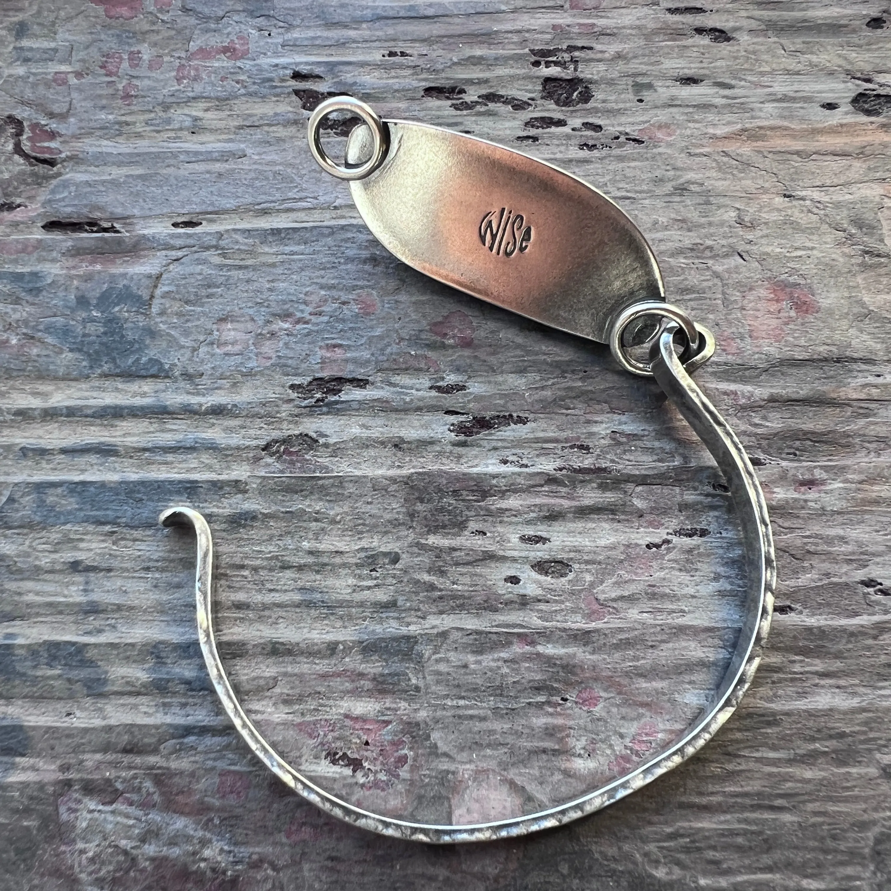 Sterling Silver Labradorite Bracelet | Artisan Silver Cuff Bracelet