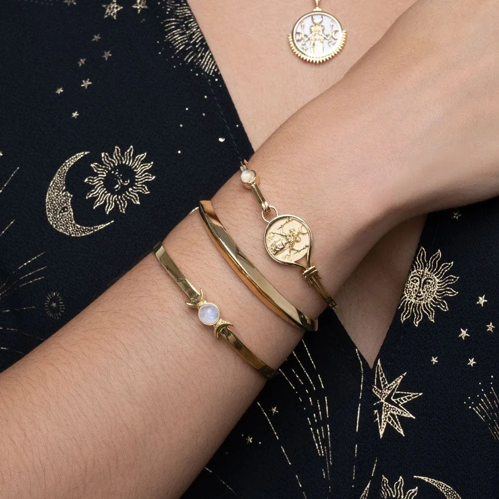 Triple Moon Cuff