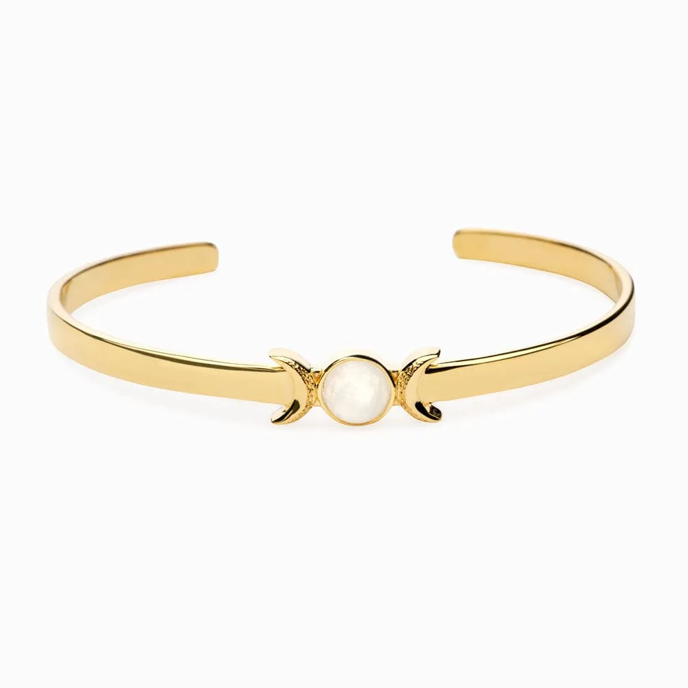 Triple Moon Cuff