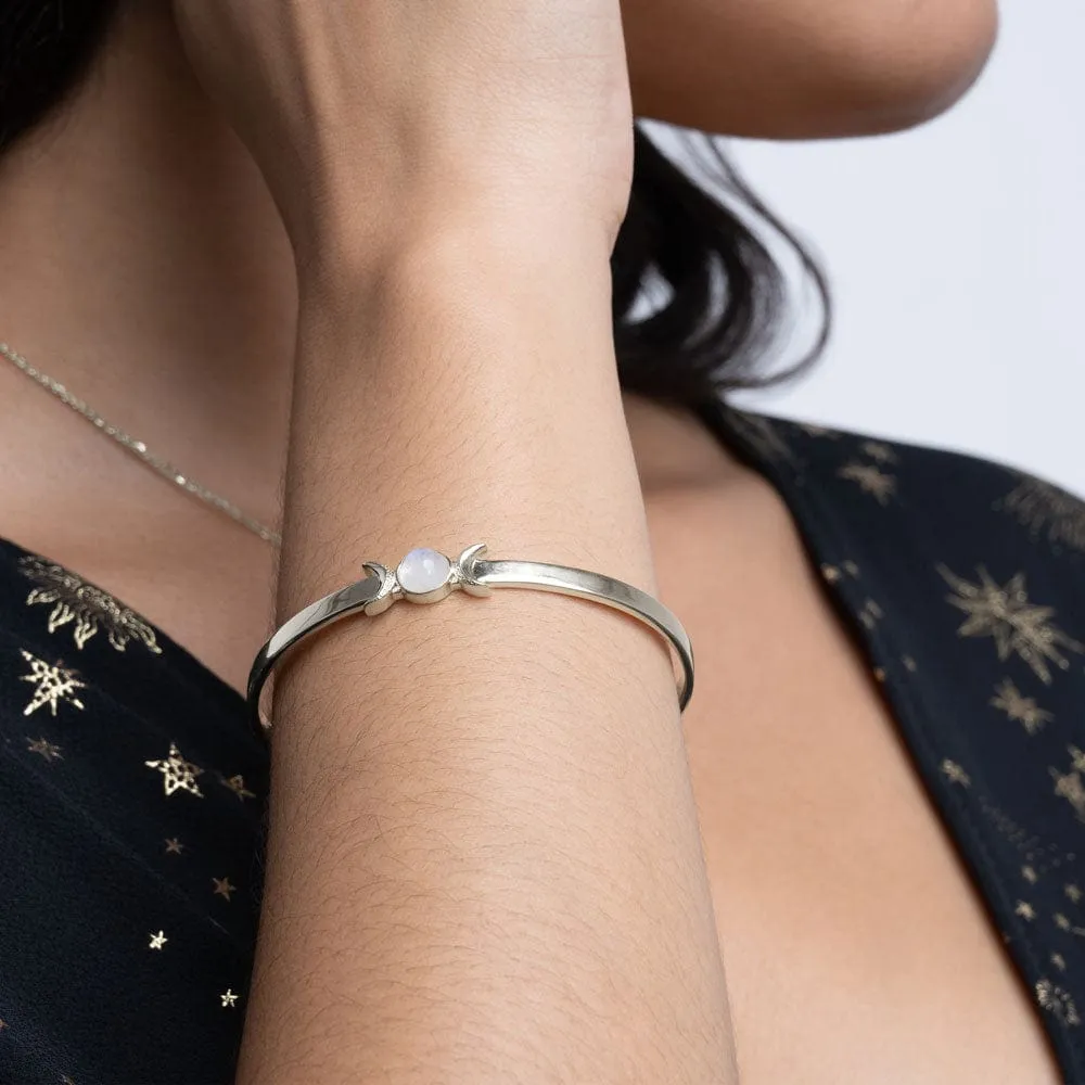 Triple Moon Cuff
