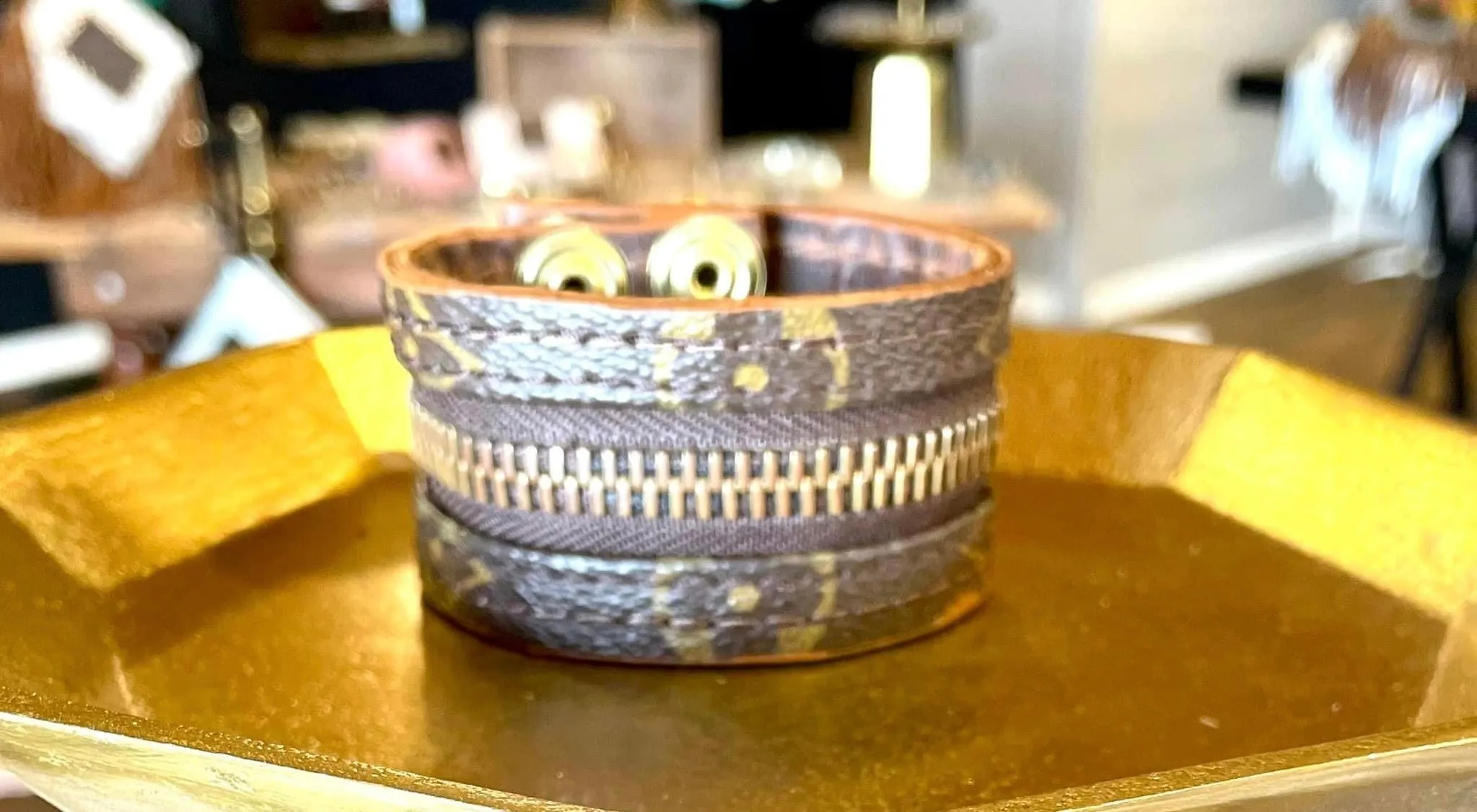 Zipper Cuff Bracelet
